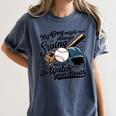 Baseball Mom My Boy Might Not Always Swing But I Do Women's Comfort Colors T-Shirt Moss Baseball Mom My Boy Might Not Always Swing But I Do Women's Comfort Colors T-Shirt Moss