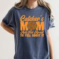 Baseball Mom Catcher's Mom Leopard Softball Mom Women's Comfort Colors T-Shirt Moss Baseball Mom Catcher's Mom Leopard Softball Mom Women's Comfort Colors T-Shirt Moss