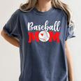 Baseball Mom Cute Letter Print Women Cute Mother's Day Women's Comfort Colors T-Shirt Moss Baseball Mom Cute Letter Print Women Cute Mother's Day Women's Comfort Colors T-Shirt Moss