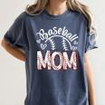 Baseball Mom Cute Baseball Mama Proud Senior Baseball Player Premium Women's Comfort Colors T-Shirt Moss