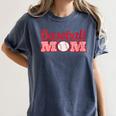 Baseball Mom Cute Mother Fans Baseball Graphic Women's Comfort Colors T-Shirt Moss Baseball Mom Cute Mother Fans Baseball Graphic Women's Comfort Colors T-Shirt Moss