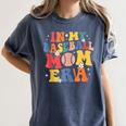 In My Baseball Mom Era Cute Mommy Groovy Women's Comfort Colors T-Shirt Moss
