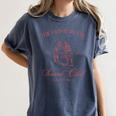 Baseball Mom Home Plate Social Club Mother's Day Women's Comfort Colors T-Shirt Moss