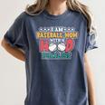 I Am A Baseball Mom With A Hood Playlist Premium Women's Comfort Colors T-Shirt Moss I Am A Baseball Mom With A Hood Playlist Premium Women's Comfort Colors T-Shirt Moss