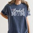 Baseball Mom Leopard Game Day Women's Comfort Colors T-Shirt Moss Baseball Mom Leopard Game Day Women's Comfort Colors T-Shirt Moss