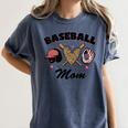 Baseball Mom Leopard Heart Game Day Love Mommy Women's Comfort Colors T-Shirt Moss Baseball Mom Leopard Heart Game Day Love Mommy Women's Comfort Colors T-Shirt Moss
