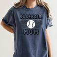 Baseball Mom Leopard Heart Game Day Women's Comfort Colors T-Shirt Moss Baseball Mom Leopard Heart Game Day Women's Comfort Colors T-Shirt Moss