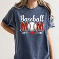 Baseball Mom Leopard Sports Players Mother's Day Women's Comfort Colors T-Shirt Moss Baseball Mom Leopard Sports Players Mother's Day Women's Comfort Colors T-Shirt Moss