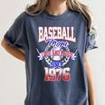 Baseball Mom Loud & Proud Since 1976 Raglan Baseball Tee Women's Comfort Colors T-Shirt Moss