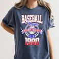 Baseball Mom Loud & Proud Since 1980 Women's Comfort Colors T-Shirt Moss