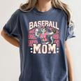 Baseball Mom Mama Mother's Cat In My Baseball Mom Era Women's Comfort Colors T-Shirt Moss Baseball Mom Mama Mother's Cat In My Baseball Mom Era Women's Comfort Colors T-Shirt Moss