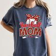 Baseball Mom Mama Mother's Day Leopard Sport Mom Mama Women's Comfort Colors T-Shirt Moss Baseball Mom Mama Mother's Day Leopard Sport Mom Mama Women's Comfort Colors T-Shirt Moss