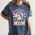Baseball Mom Mama Mother's Dog In My Baseball Mom Era Women's Comfort Colors T-Shirt Moss Baseball Mom Mama Mother's Dog In My Baseball Mom Era Women's Comfort Colors T-Shirt Moss