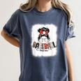 Baseball Mom Messy Bun Mommy Baseball Player Women's Comfort Colors T-Shirt Moss Baseball Mom Messy Bun Mommy Baseball Player Women's Comfort Colors T-Shirt Moss