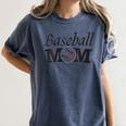 Baseball Mom Mother`s Day Women's Comfort Colors T-Shirt Moss Baseball Mom Mother`s Day Women's Comfort Colors T-Shirt Moss