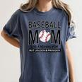 Baseball Mom Not Like a Normal Mom Baseball Mama Women's Comfort Colors T-Shirt Moss
