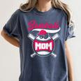Baseball Mom Raglan Baseball Tee Women's Comfort Colors T-Shirt Moss