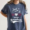 Baseball Mom Sayings Just A Mom That Loves Baseball Women's Comfort Colors T-Shirt Moss Baseball Mom Sayings Just A Mom That Loves Baseball Women's Comfort Colors T-Shirt Moss