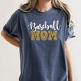 Baseball Mom Sport Baseball Lover Mother's Day Women's Comfort Colors T-Shirt Moss