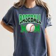 Baseball Mom Sports Green Women's Comfort Colors T-Shirt Moss Baseball Mom Sports Green Women's Comfort Colors T-Shirt Moss