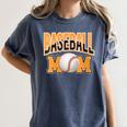 Baseball Mom Sports Orange Women's Comfort Colors T-Shirt Moss Baseball Mom Sports Orange Women's Comfort Colors T-Shirt Moss