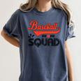 Baseball Mom Squad For Baseball Mom Women's Comfort Colors T-Shirt Moss Baseball Mom Squad For Baseball Mom Women's Comfort Colors T-Shirt Moss