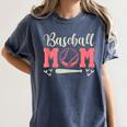 Baseball Mom And Sweet For Moms With Baseball Kids Women's Comfort Colors T-Shirt Moss Baseball Mom And Sweet For Moms With Baseball Kids Women's Comfort Colors T-Shirt Moss