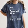 Baseball Mom Graphic Tees For Women Women's Comfort Colors T-Shirt Moss Baseball Mom Graphic Tees For Women Women's Comfort Colors T-Shirt Moss