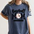 Baseball Mom Varsity Baseball Mama Cute Mother's Day Women's Comfort Colors T-Shirt Moss Baseball Mom Varsity Baseball Mama Cute Mother's Day Women's Comfort Colors T-Shirt Moss