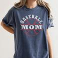 Baseball Mom For Women Women's Comfort Colors T-Shirt Moss Baseball Mom For Women Women's Comfort Colors T-Shirt Moss