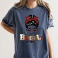 I Am Baseball Mom Women's Comfort Colors T-Shirt Moss