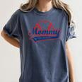 Baseball Mommy Of The Rookie Mom Birthday Baseball Women's Comfort Colors T-Shirt Moss