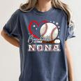 Baseball Nona Family Matching Cute Baseball Lover Women's Comfort Colors T-Shirt Moss