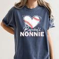 Baseball Nonnie Baseball Heart Women's Comfort Colors T-Shirt Moss Baseball Nonnie Baseball Heart Women's Comfort Colors T-Shirt Moss
