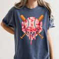 Baseball Pink Camo Ice Cream Youth Boys Girls Women's Comfort Colors T-Shirt Moss Baseball Pink Camo Ice Cream Youth Boys Girls Women's Comfort Colors T-Shirt Moss