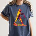 Baseball Player Women's Comfort Colors T-Shirt Moss Baseball Player Women's Comfort Colors T-Shirt Moss