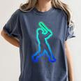 Baseball Player Graphic Women's Comfort Colors T-Shirt Moss Baseball Player Graphic Women's Comfort Colors T-Shirt Moss