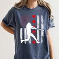 Baseball Silhouette Heart USA Flag Hearts American Boys Kids Women's Comfort Colors T-Shirt Moss Baseball Silhouette Heart USA Flag Hearts American Boys Kids Women's Comfort Colors T-Shirt Moss