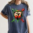 Baseball Six Seven 67 Meme Ice Cream Drip Xmas Men Women Women's Comfort Colors T-Shirt Moss Baseball Six Seven 67 Meme Ice Cream Drip Xmas Men Women Women's Comfort Colors T-Shirt Moss