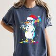Baseball Snowman Drip Cool Christmas Men Boys Girls Women's Comfort Colors T-Shirt Moss Baseball Snowman Drip Cool Christmas Men Boys Girls Women's Comfort Colors T-Shirt Moss