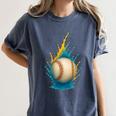 Baseball Splash Team Player For Kids Men Women Women's Comfort Colors T-Shirt Moss Baseball Splash Team Player For Kids Men Women Women's Comfort Colors T-Shirt Moss