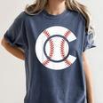 Baseball Sport Player Graphic Monogram Initial Letter C Women's Comfort Colors T-Shirt Moss Baseball Sport Player Graphic Monogram Initial Letter C Women's Comfort Colors T-Shirt Moss