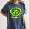 Baseball St Patricks Day Carnival Party Ice Cream Drip Boys Women's Comfort Colors T-Shirt Moss Baseball St Patricks Day Carnival Party Ice Cream Drip Boys Women's Comfort Colors T-Shirt Moss