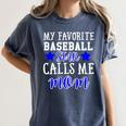 BASEBALL STAR MOM Sporty Design For Proud Baseball Moms Women's Comfort Colors T-Shirt Moss