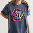 Baseball Stuff Six Seven 67 Ice Cream Drip 6 7 Baseball Kids Women's Comfort Colors T-Shirt Moss Baseball Stuff Six Seven 67 Ice Cream Drip 6 7 Baseball Kids Women's Comfort Colors T-Shirt Moss