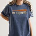 Baseball Tee My Therapist Bat Men Women Kids Women's Comfort Colors T-Shirt Moss Baseball Tee My Therapist Bat Men Women Kids Women's Comfort Colors T-Shirt Moss