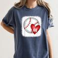 Bleached Custom Baseball Mom Number 66 Heart For Mom Women's Comfort Colors T-Shirt Moss Bleached Custom Baseball Mom Number 66 Heart For Mom Women's Comfort Colors T-Shirt Moss