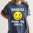 Boobies Make Me Smile Mardi Gras Raglan Baseball Tee Women's Comfort Colors T-Shirt Moss Boobies Make Me Smile Mardi Gras Raglan Baseball Tee Women's Comfort Colors T-Shirt Moss