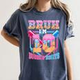 Boys 10 Double Digits 10th Birthday Ice Cream Baseball Drip Women's Comfort Colors T-Shirt Moss