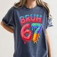 Bruh 67 Baseball Drip Number 67 Player 67th Birthday Women's Comfort Colors T-Shirt Moss Bruh 67 Baseball Drip Number 67 Player 67th Birthday Women's Comfort Colors T-Shirt Moss